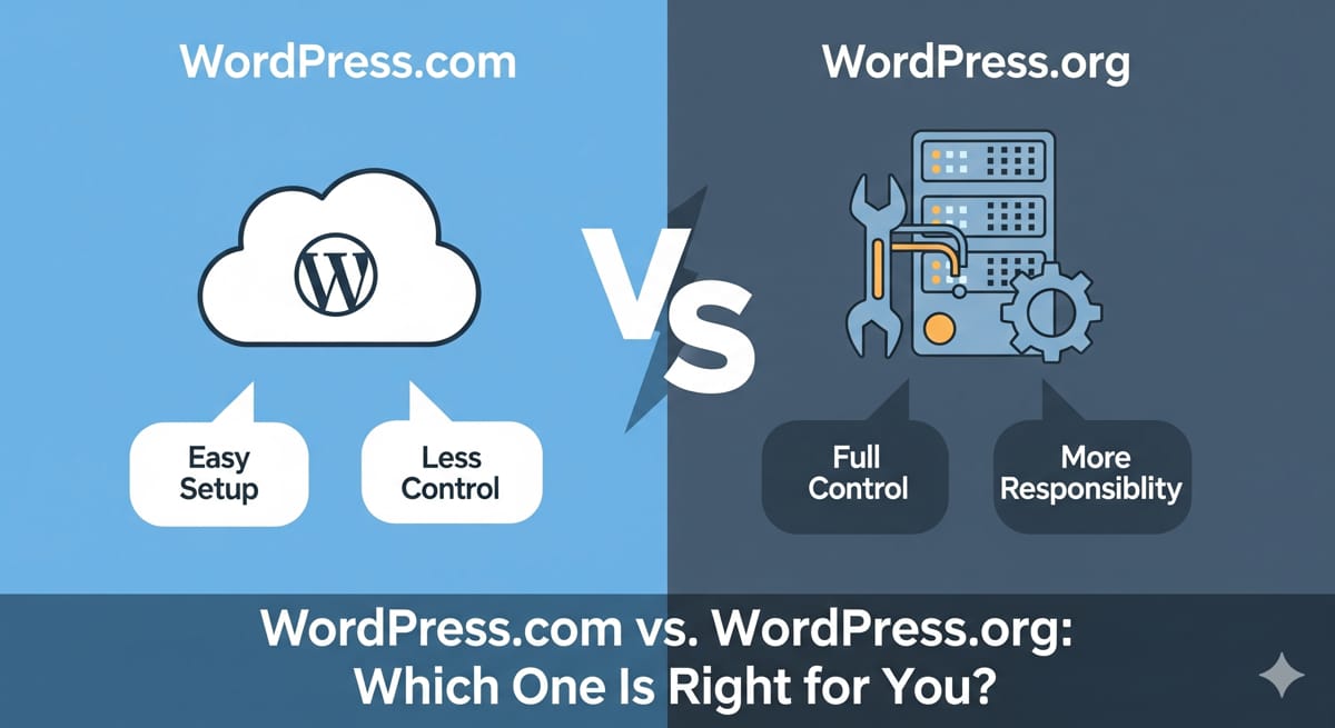 Perbedaan WordPress.com vs WordPress.org: Mana yang Harus Dipilih?