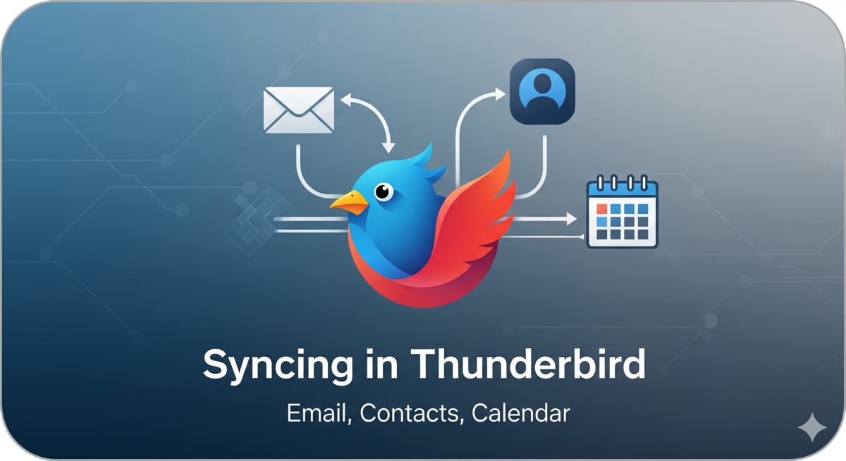 Cara Mudah Sinkronisasi Email, Kontak, dan Kalender di Thunderbird