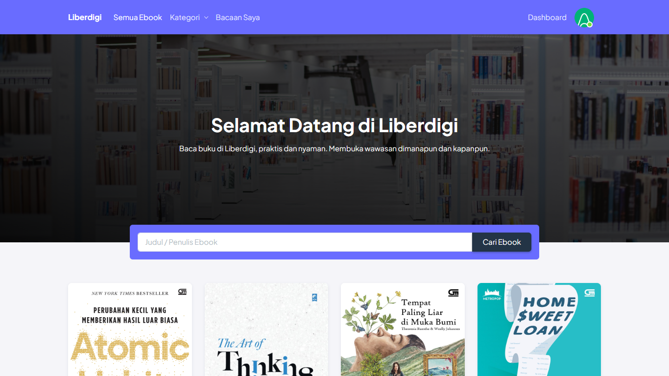 Aplikasi Perpustakaan Digital Ebook Online